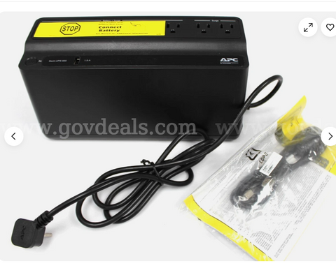 Lot of 10 APC Back-UPS 600VA 330W Battery Backup UPS Surge Protector BE600M1