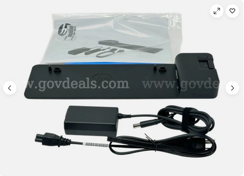 Lot of 48 HP UltraSlim Docking Station D9Y32UT#ABA Laptop Dock for EliteBook