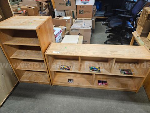 LOT (2) Cubby Shelving
