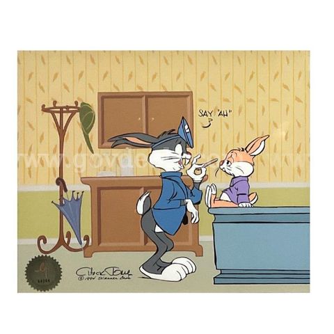 Chuck Jones (1912-2002), "Bugs Doctor: Say Ah!" Limited Edition Fine Art