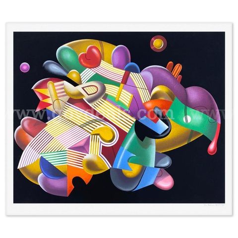 Yankel Ginzburg, "Candy Store (Black)" Limited Edition Fine Art