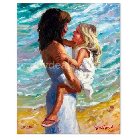 Michael Vincent, "A Tender Moment" Original Fine Art