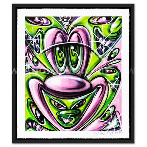 Kenny Scharf, "Pink 'N Green" Limited Edition Fine Art