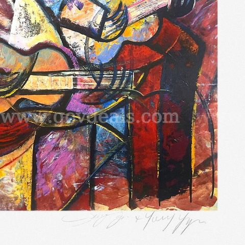 Terry & Jerry Lynn, "Tre Senior" Limited Edition Fine Art