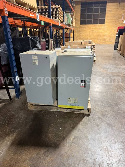 Pallet of Industrial Electrical Equipment