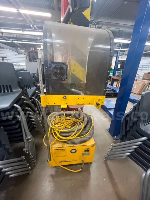 Clayton DustMaster Commercial Vacuum / Dust Collection System w/ Hood & Hoses