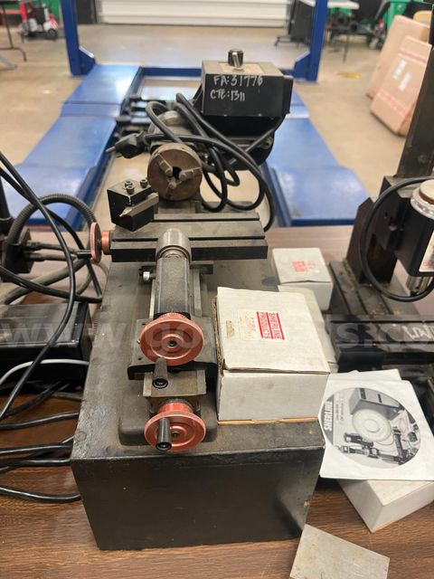 Sherline Model 4500 3.5"x8" Mini Lathe w/ CNC Stepper Motors, Chuck & Accessories