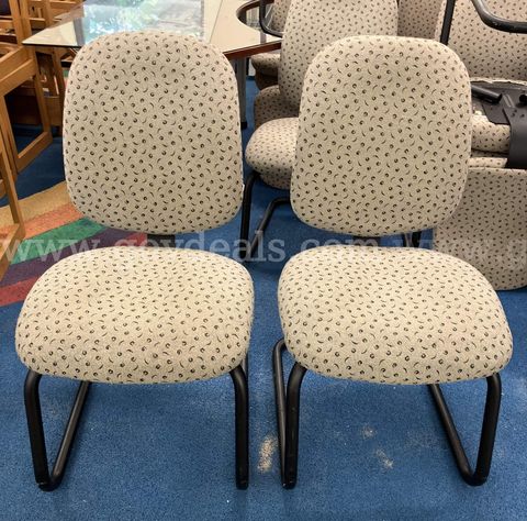(2) SitOnIt Seating "Transit TR2" Commercial Guest / Office Chairs