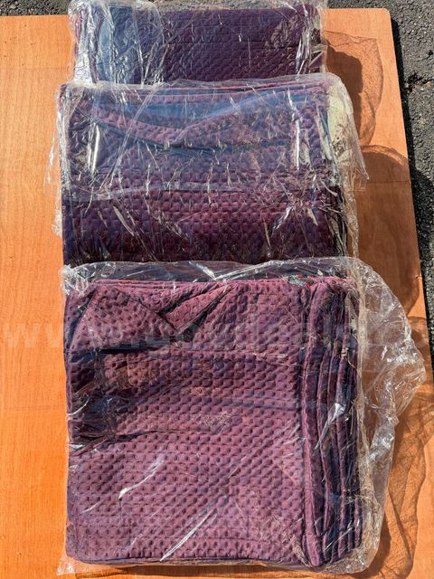 LOT OF 3 Packages of 10 (Total of 30) Decorative Textile Pillow Covers Modern Outdoor Color Burgundy *WILL SHIP*