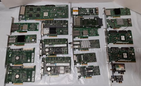Lot of 33 - Network Server WiFi RAID Lan Wireless Computer PC Card Adapter - Cisco / HP / Etc.