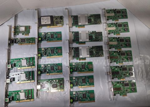 Lot of 22 - Server / PC Gigabit Ethernet Fiber Network Interface Card Adapter