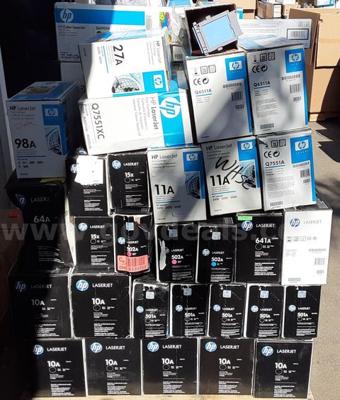 Lot of 70 - HP / Canon / Lexmark / Dell Printer Toner Cartridge - OEM & REM