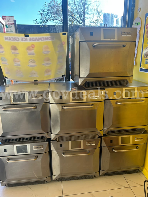 Lot of (9) Merrychef Eikon E4 Commercial High-Speed Digital Oven & Microwave
