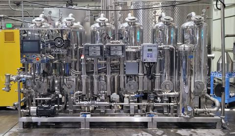 Industrial Stainless Steel pH Control Skid (Like New)