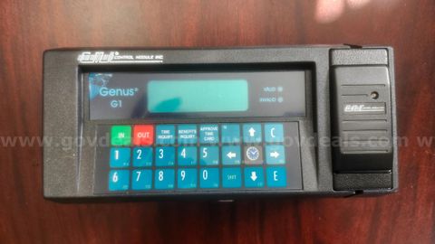 Genus G1 Mark II control module time clock data collection terminal (Lot of 10 Units)