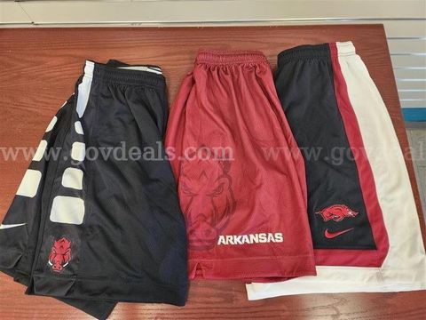 Lot of 3 Razorback Women's Basketball Shorts #1