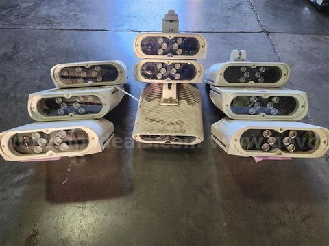 Lot of 9 Individual LPR (License Plate Reader) Camera Units