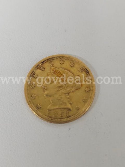 1851 US 2 1/2 Dollar Liberty Gold Coin, Investors Look, NO RESERVE!!!