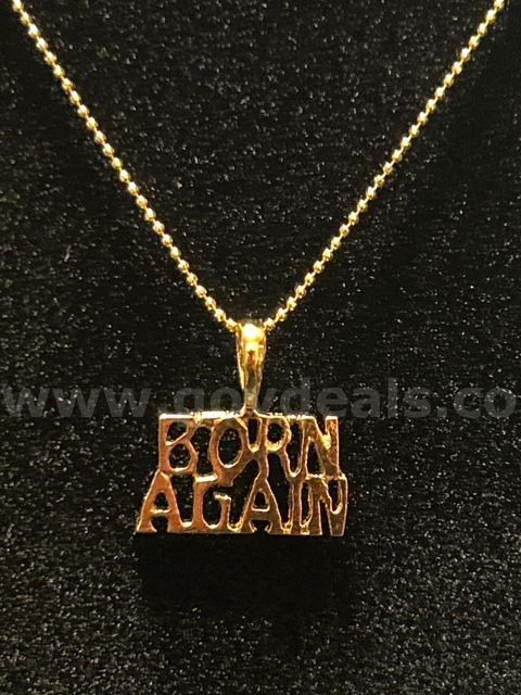 24” Necklace & Pendant SET! 24K Real Gold Plated