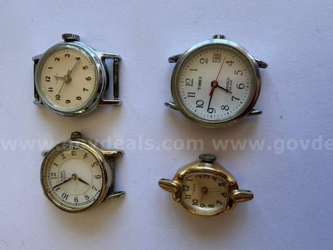 Set of (4), Vintage Timex Watches, Working/Non-Working