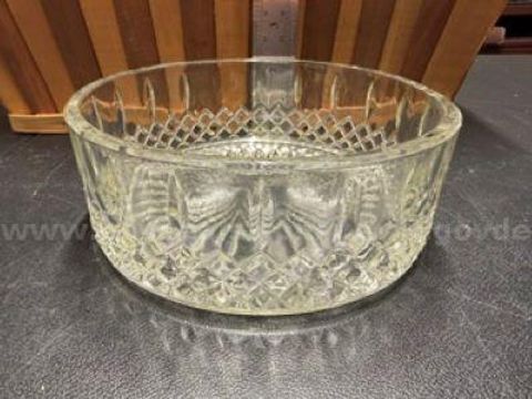 Vintage Victoria by Hocking, Clear Glass, "Queen Mary" Large Bowl, Excellent Condition, No Defects