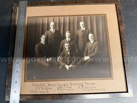 Y.M.C.A. State League Bowling Team 1919-1920 Print / Authentic