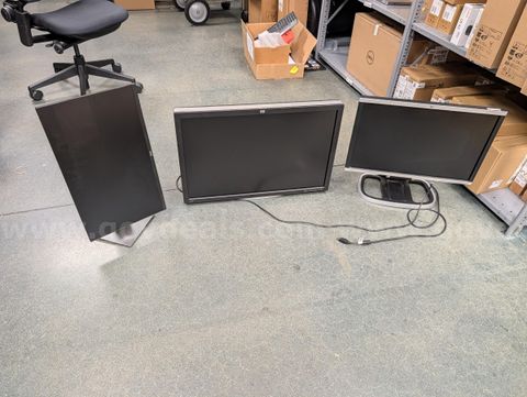 HP Color LaserJet Printer, Monitors & Tech Accessories Surplus Lot