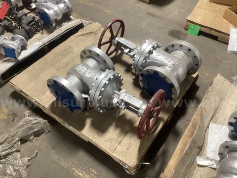 Gate Valves, 6in to 8in, CL150 to 300, YVI, NEWAY, WCB, Qty 10