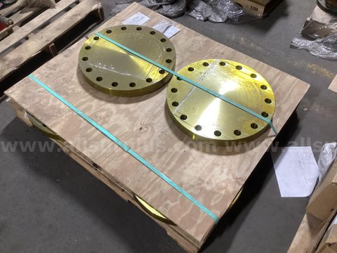 Flange, Blind, 16in, ASME B16.5, CL150, Qty 4