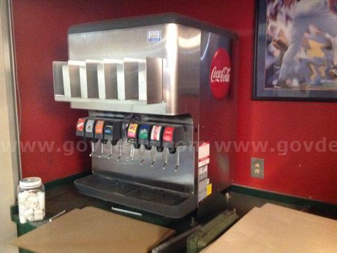 Cornelius Mdl DF250-BC Eight flavor soda machine with ice dispenser