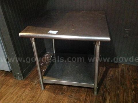 Stainless Steel table 36in by 36in