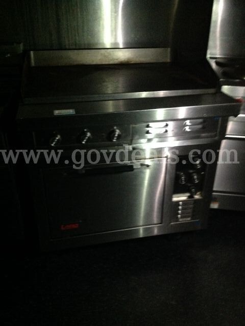 Lang Mdl RT360-208V Electric griddle with oven