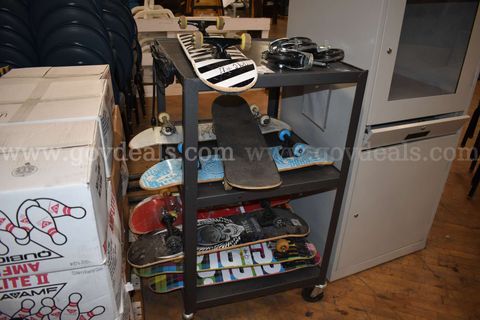 3 Shelf Sturdy Cart, Gray