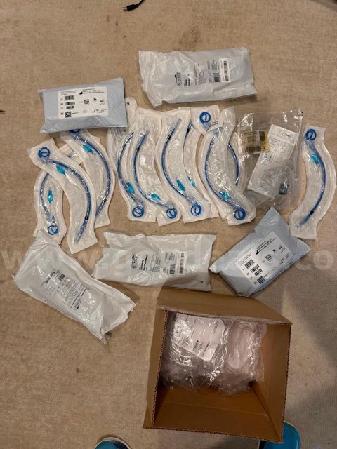 Massive lot of BIpap and CPAP Airways Ems paramedics ETT tubes lot shipping only