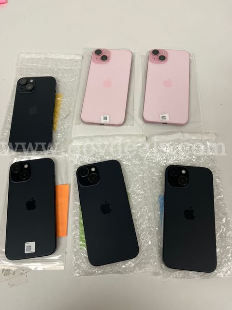 Lot of 6 Mixed iPhone 15, iPhone 15 Plus - Fully Functional