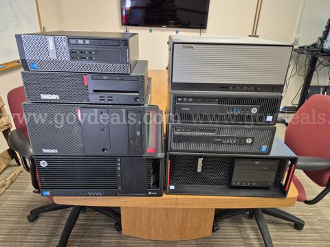 Lot of 8 Miscellaneous Desktop Computers