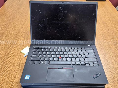 Lot of 5 Lenovo ThinkPad X1 Carbon - 7th Generation Laptops