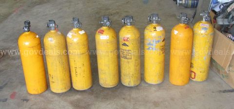 Scotts SCBA air cylinders