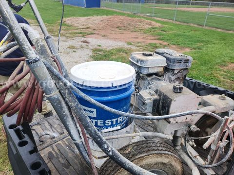 Athletic field striper