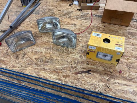 A Lot of Vehicle Headlamps