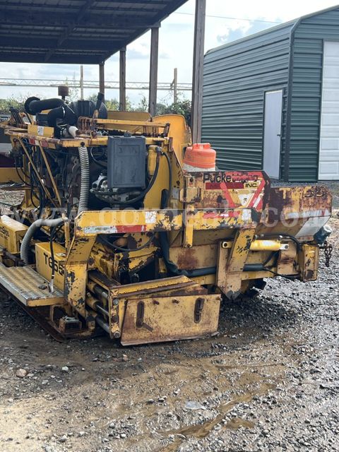 Puckett Bros. Asphalt spreader.