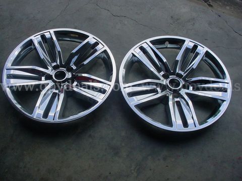 2017 Camaro chrome wheel skins