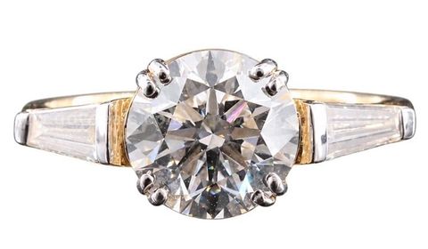 14K 2.47 CTW Lab Grown Diamond Ring with IGI Report