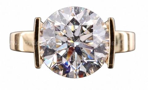 14K 4.91 CT Lab Grown Diamond Ring with IGI Report