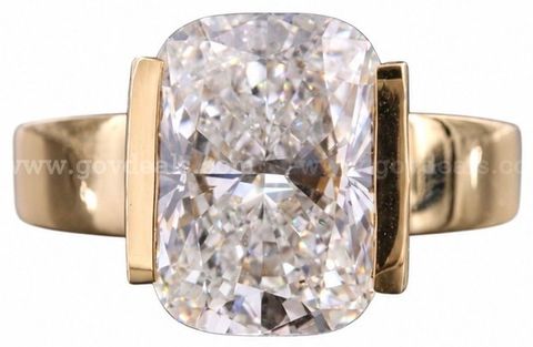 14K Gold 4.03 CT Lab Diamond Ring with IGI Report