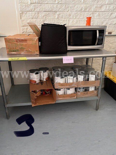 Commercial Stainless Steel Work Table with Undershelf – 60" x 30" x 35"