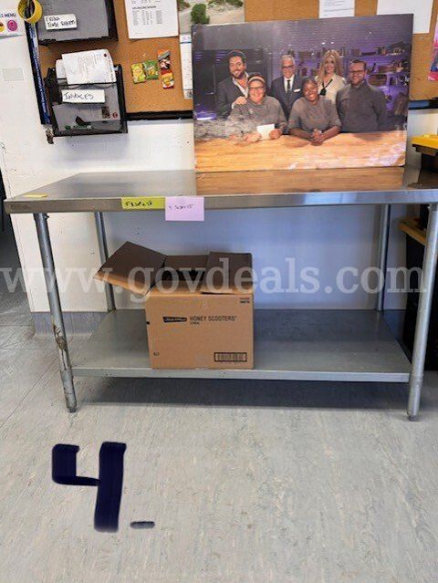 Commercial Stainless Steel Work Table with Undershelf – 5' x 30" x 35"