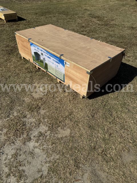 NEW SKLP SK-ZP20 20' x 30' All-Steel Garage Carport – Enclosed Sides