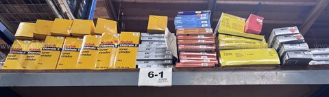 Mixed lot of New Brother, IBM, Okidata Ribbons, Tape, Ink and Toner-261 Units