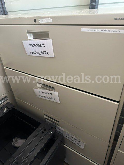 4 Drawer Metal File Cabinet - can be used for legal or letter size files
